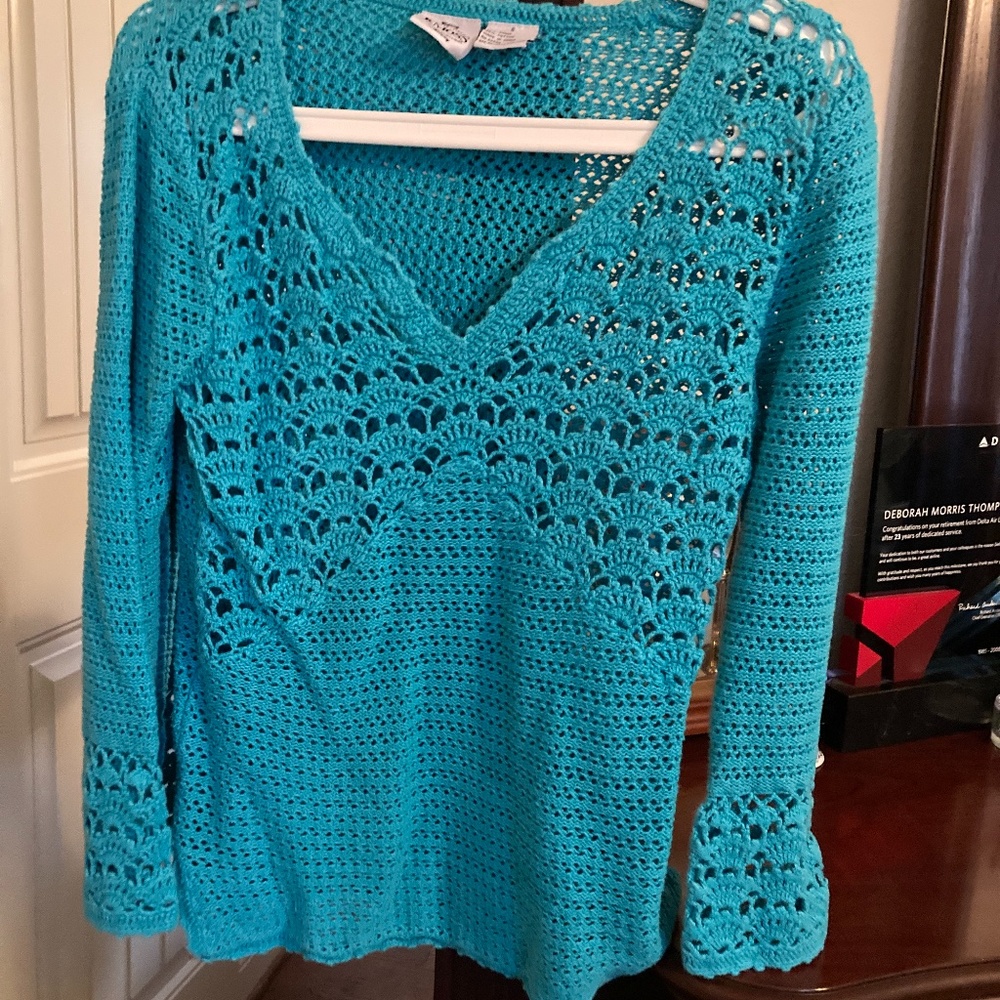 Taylor B Moss Crochet top